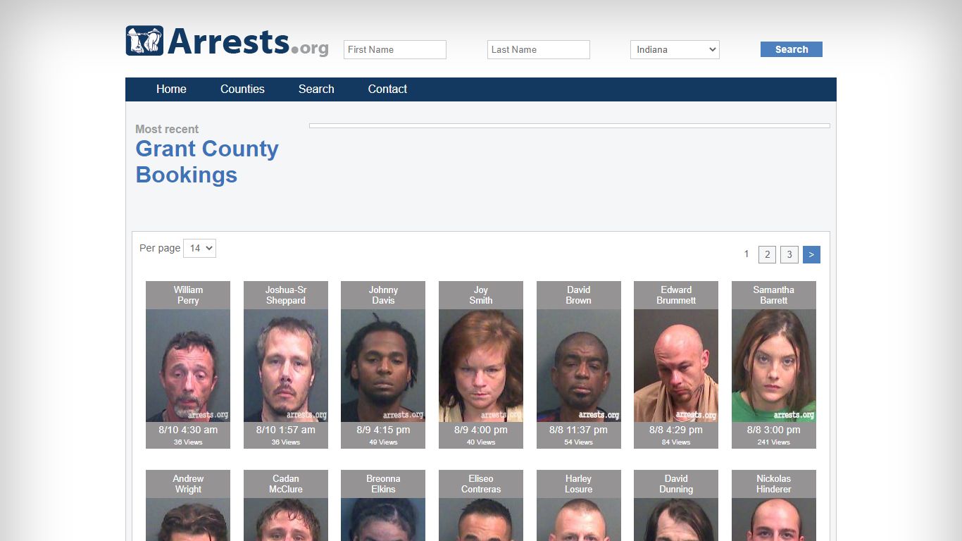 Grant County Arrests and Inmate Search